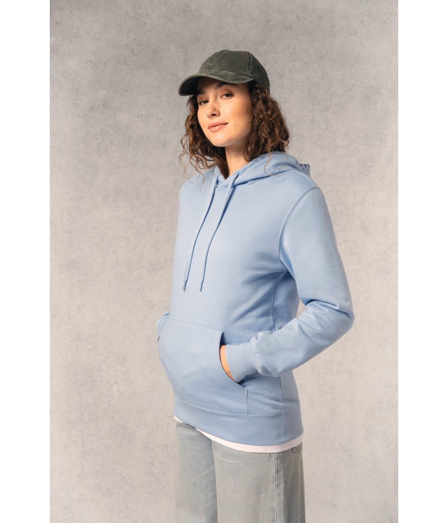 Sweat-shirt recyclé à capuche unisexe