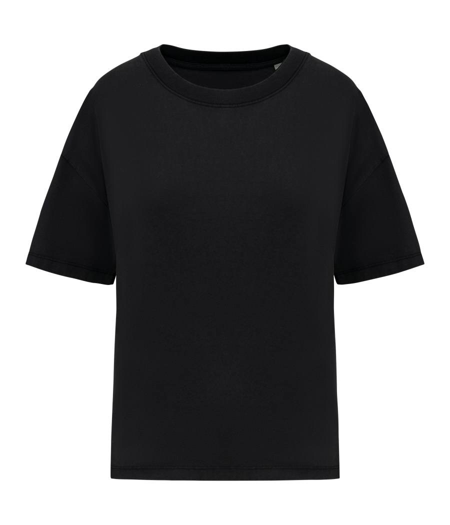 T-shirt écoresponsable oversize délavé femme