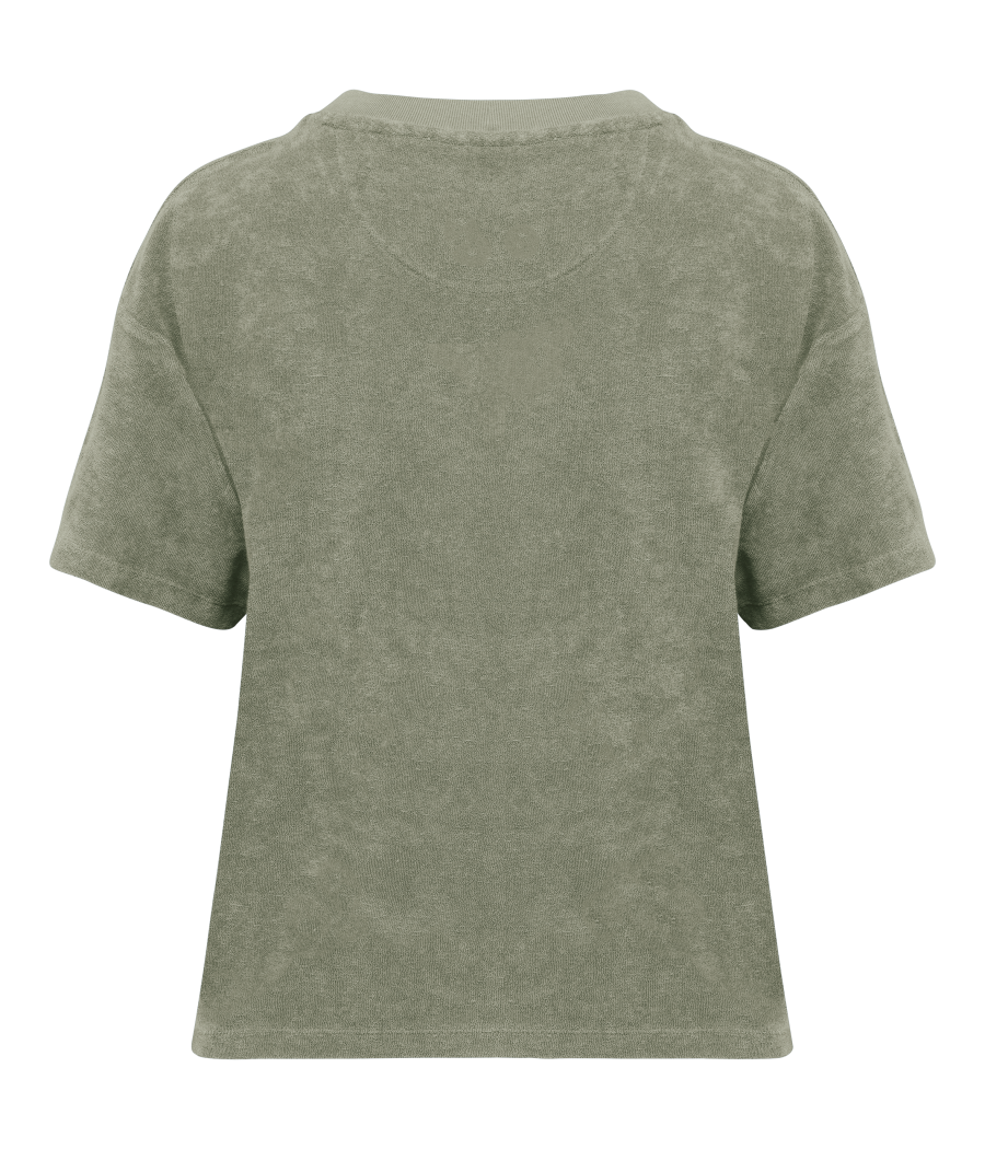 T-shirt écoresponsable en éponge femme