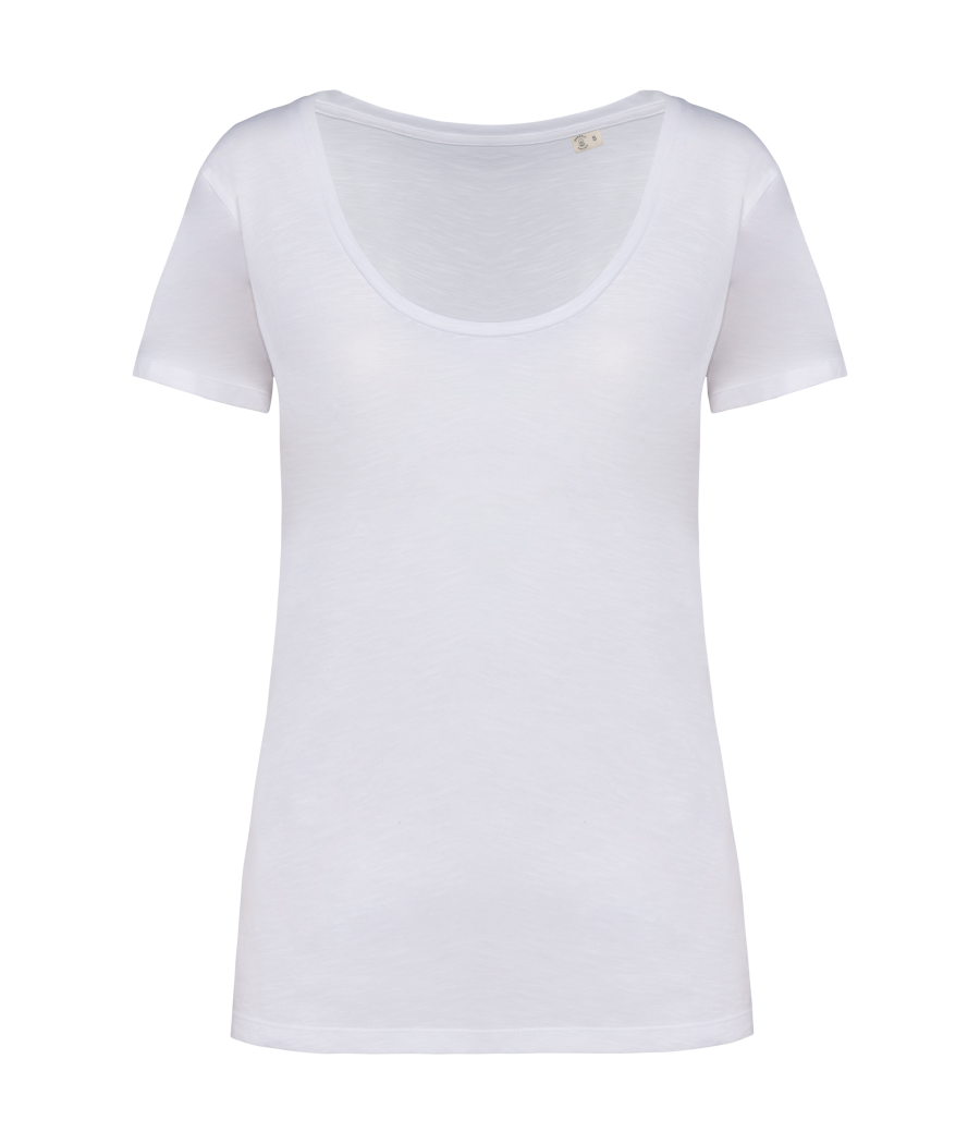 T-shirt écoresponsable slub femme