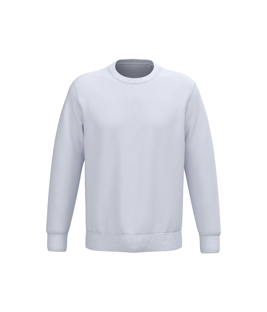 Sweat-shirt écoresponsable à col rond unisexe