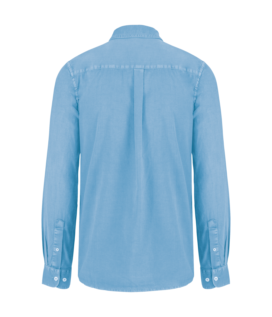 Chemise écoresponsable délavée homme