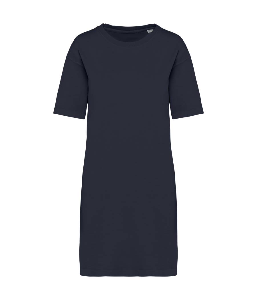 Robe t-shirt écoresponsable délavée femme