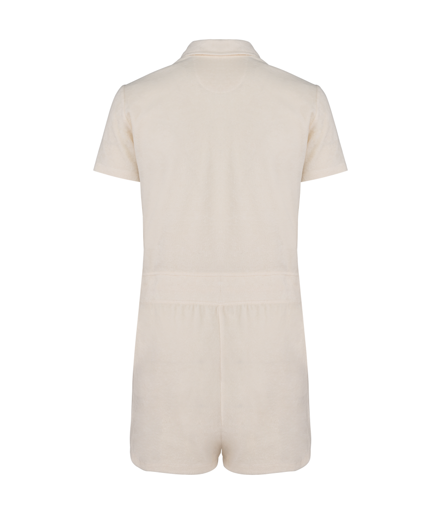 Combinaison short écoresponsable en éponge femme