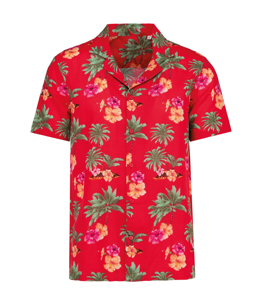 Chemise imprimé hawaïen homme