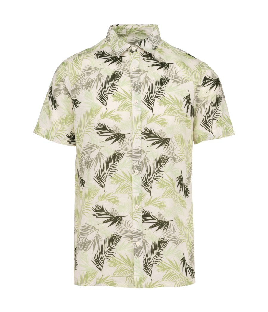 Chemise imprimé végétal homme