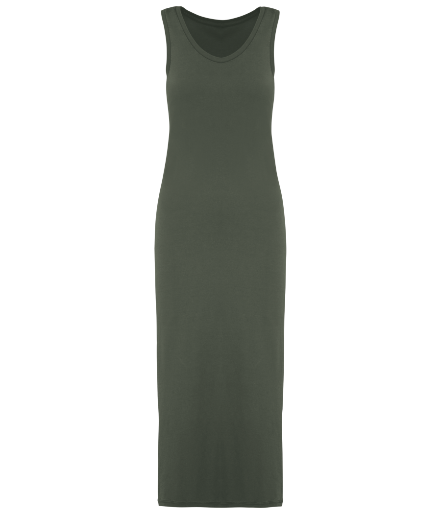 Robe écoresponsable délavée en jersey femme