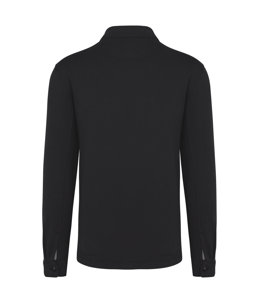 Surchemise écoresponsable délavée en molleton gratté homme