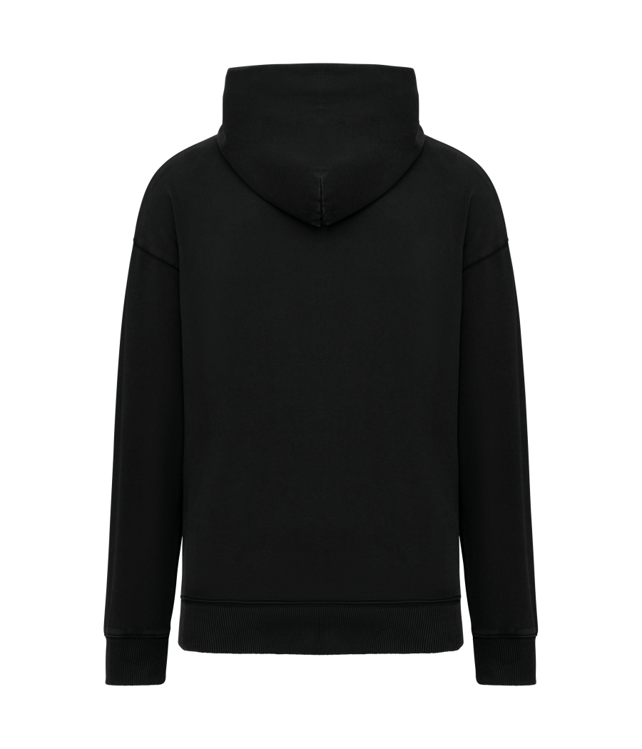 Sweat-shirt écoresponsable à capuche délavé oversize unisexe