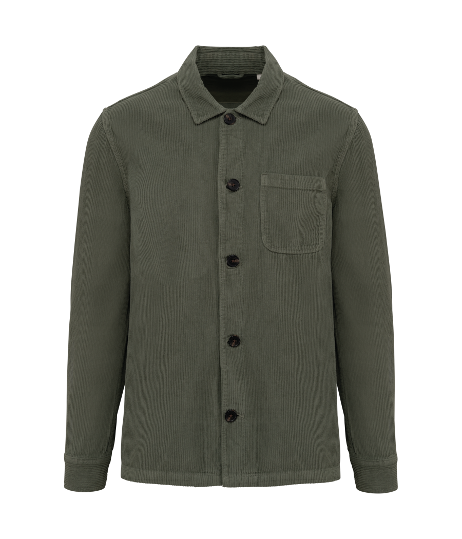 Veste écoresponsable en velours côtelé homme