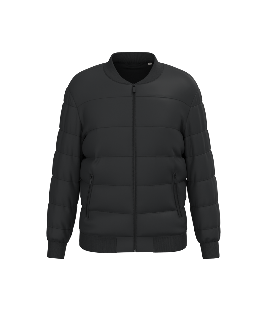 Veste matelassée écoresponsable à col teddy unisexe