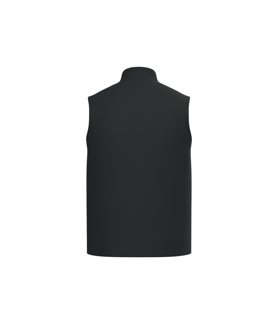 Bodywarmer rembourré en sergé écoresponsable à col teddy unisexe