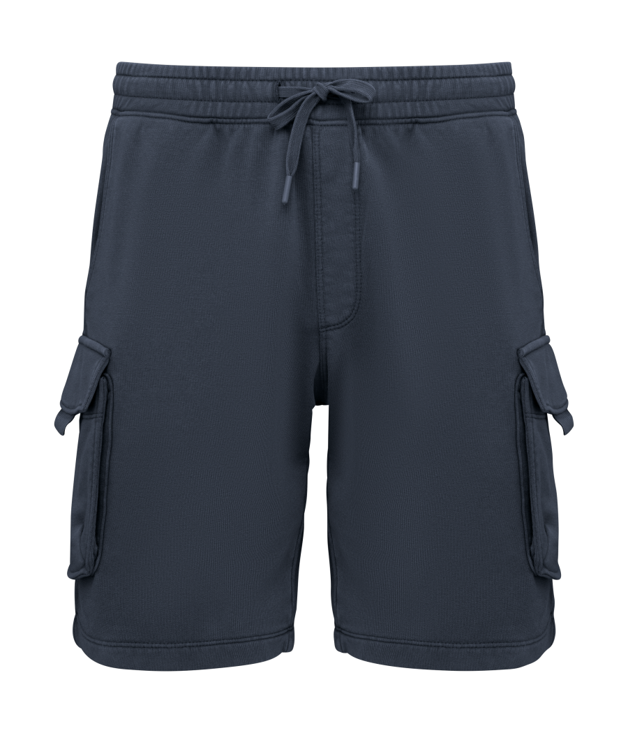 Short cargo écoresponsable délavé French Terry homme