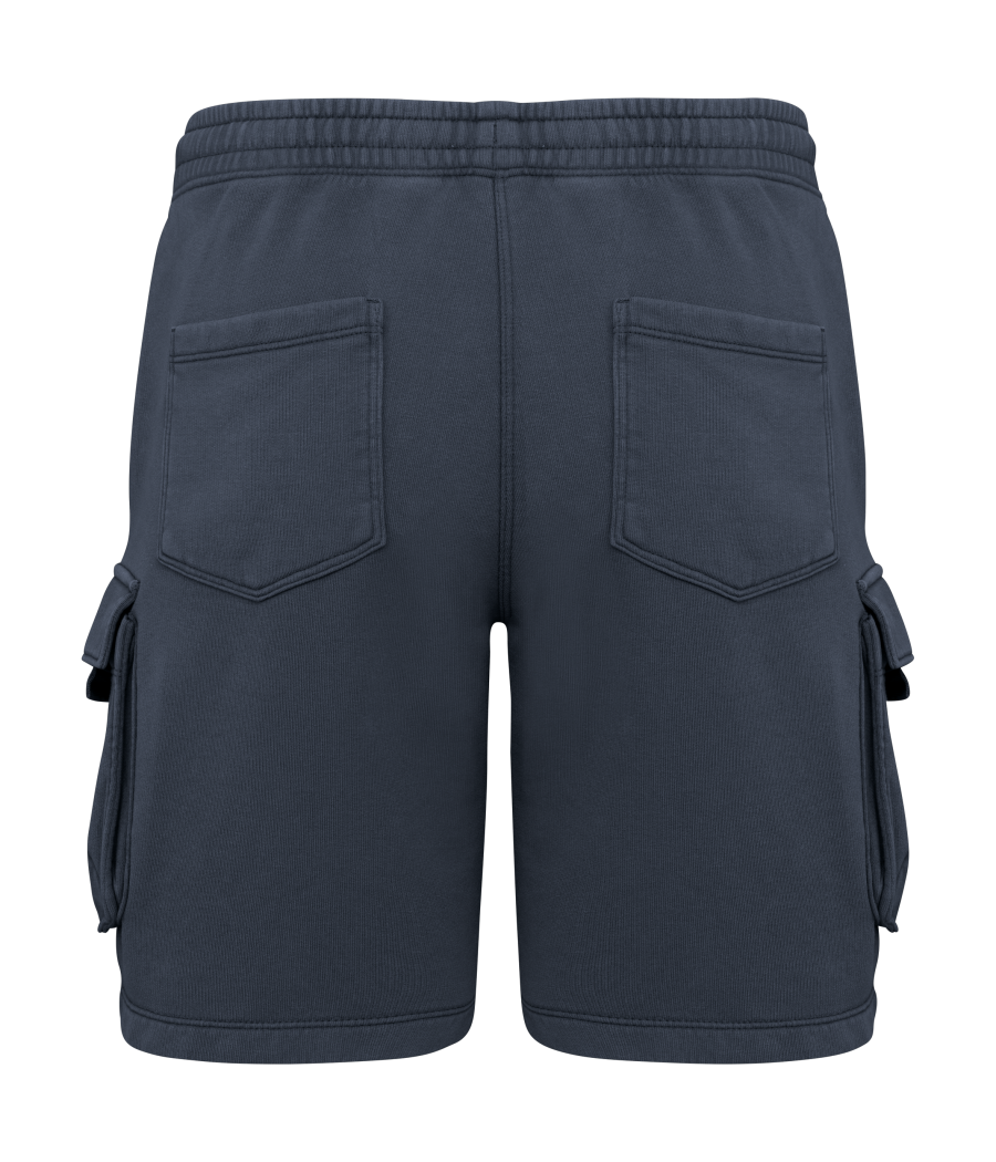 Short cargo écoresponsable délavé French Terry homme