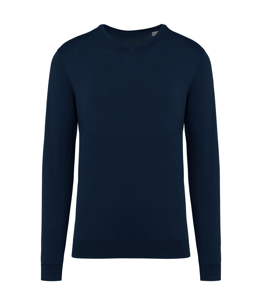 Pull écoresponsable délavé à col rond homme