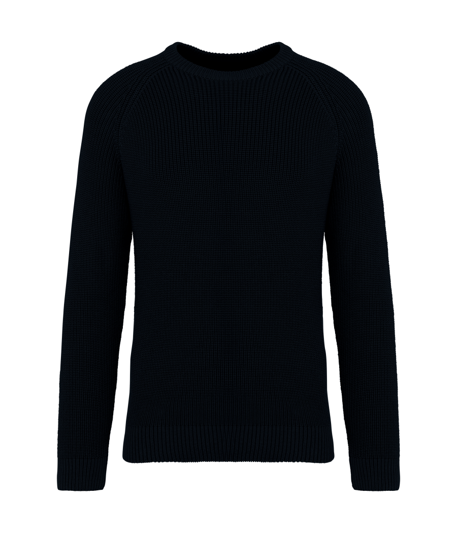 Pull écoresponsable à grosses mailles homme