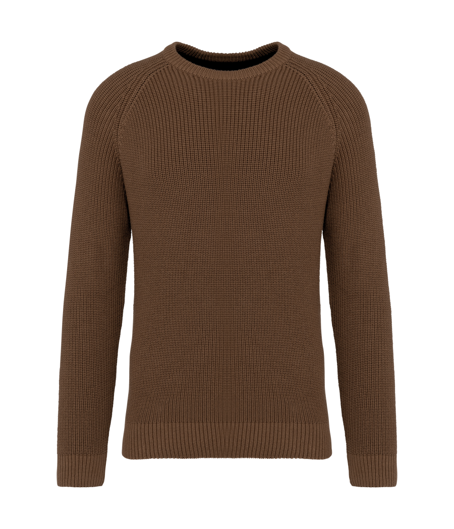 Pull écoresponsable à grosses mailles homme