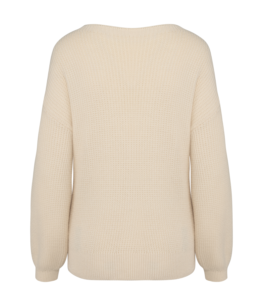 Pull écoresponsable en laine mérinos femme