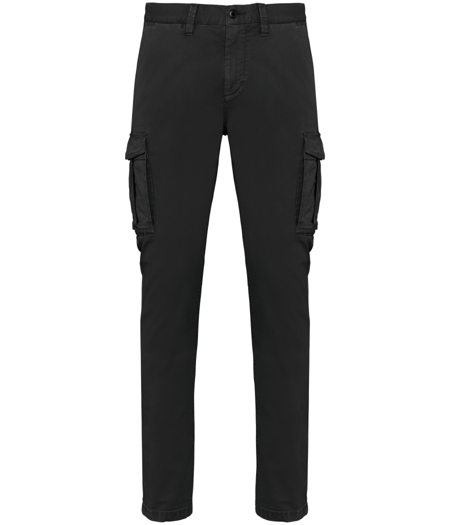 Pantalon cargo écoresponsable délavé homme