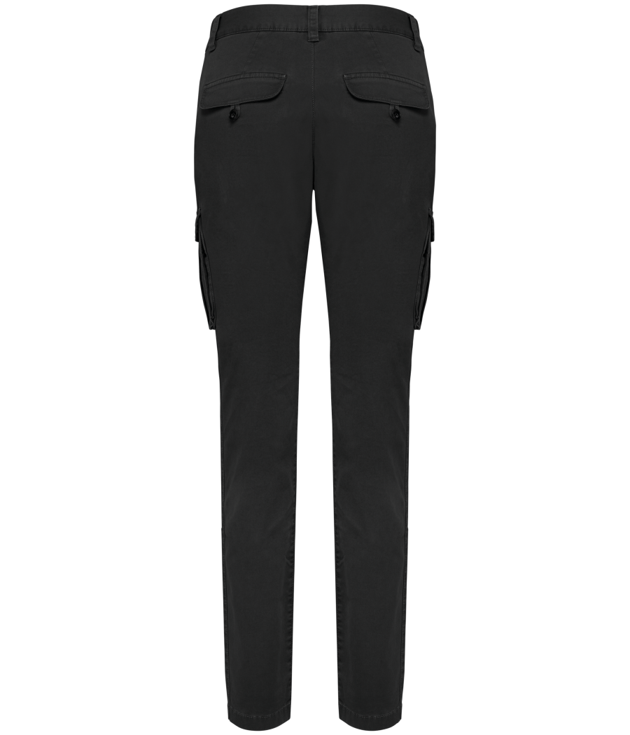 Pantalon cargo écoresponsable délavé femme