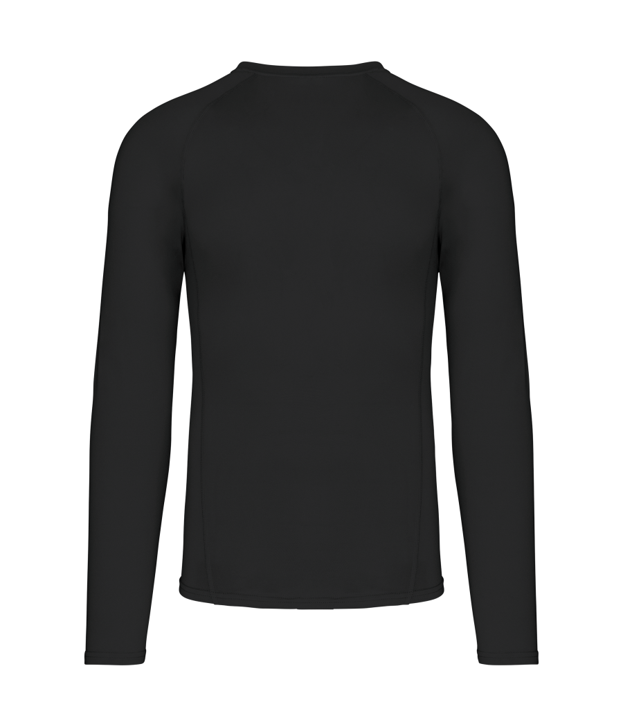 T-shirt double peau sport manches longues unisexe