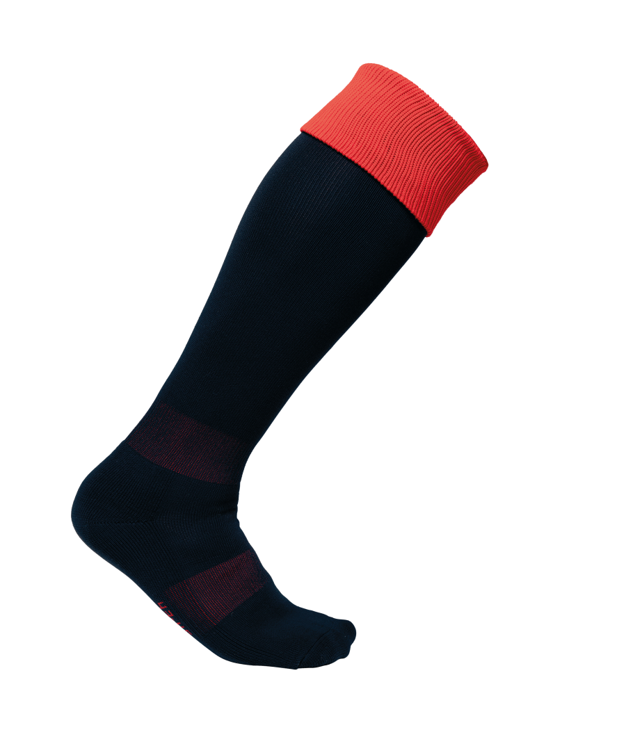Chaussettes de sport bicolores unisexe