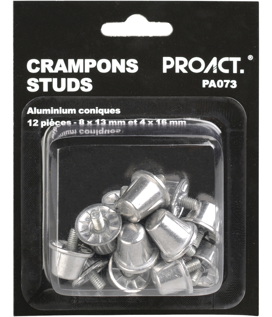 Boîte de 12 crampons alu coniques