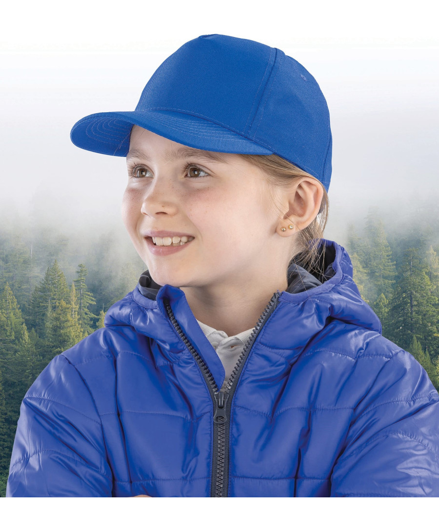 Casquette recyclée 5 panneaux enfant