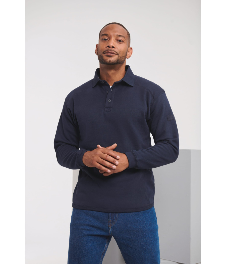 Sweat-shirt Heavy Duty col polo