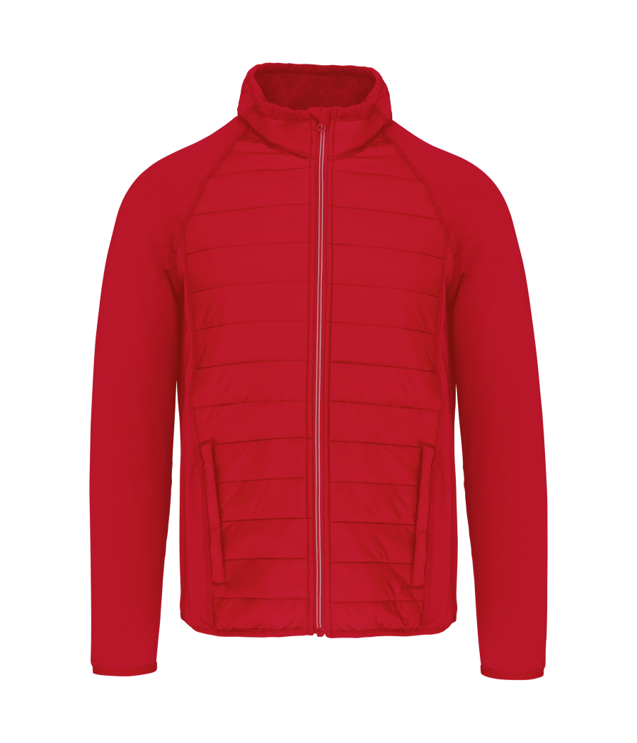 Veste sport bi-matière unisexe