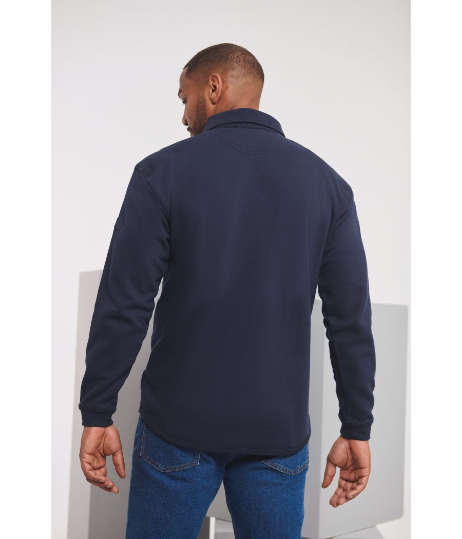 Sweat-shirt Heavy Duty col polo