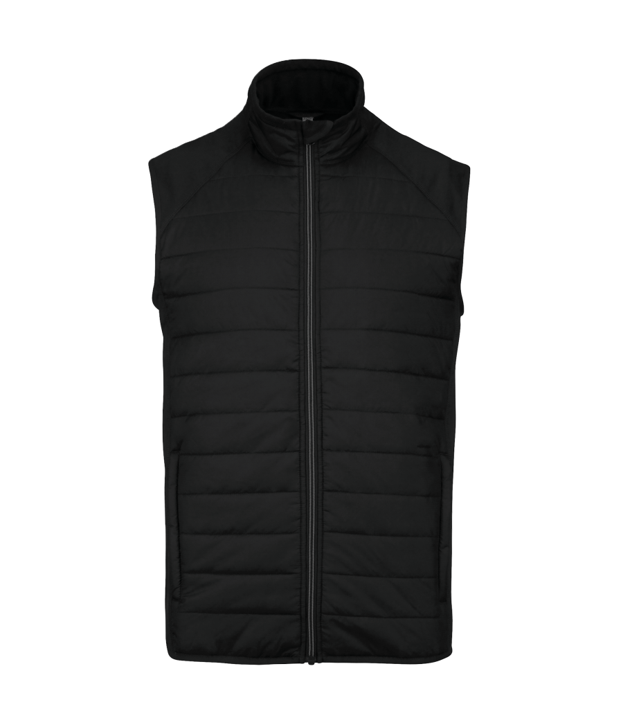 Veste sport bi-matière sans manches unisexe