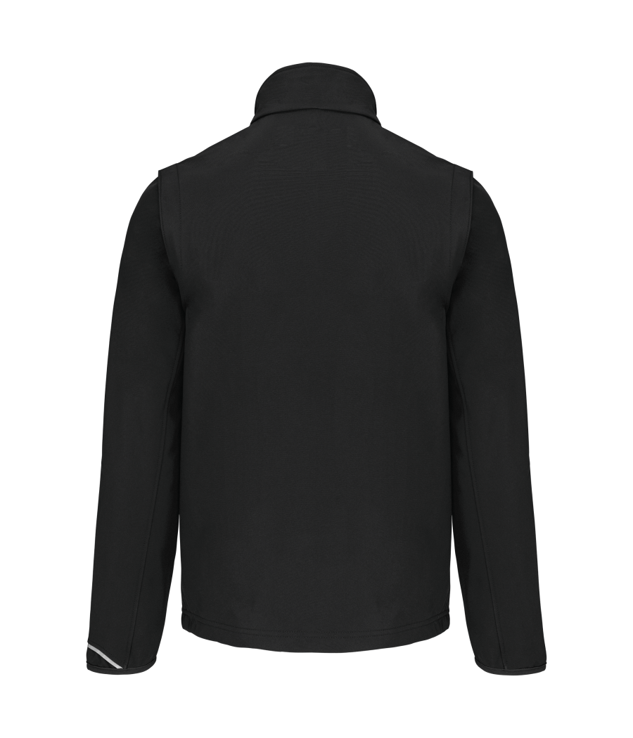 Veste softshell sport manches amovibles unisexe