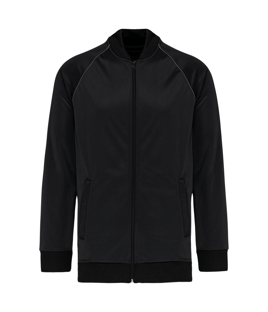 Veste de survêtement zippée avec liseré unisexe
