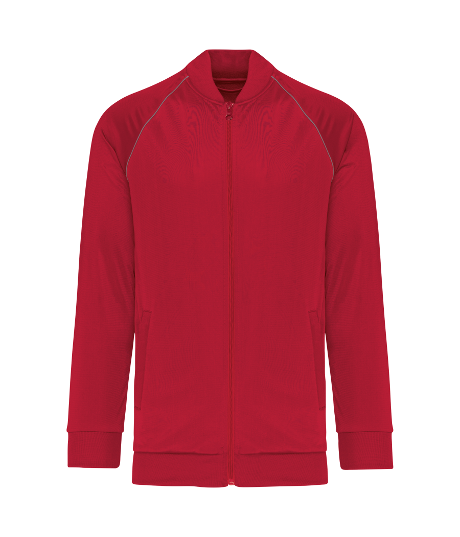 Veste de survêtement zippée avec liseré unisexe