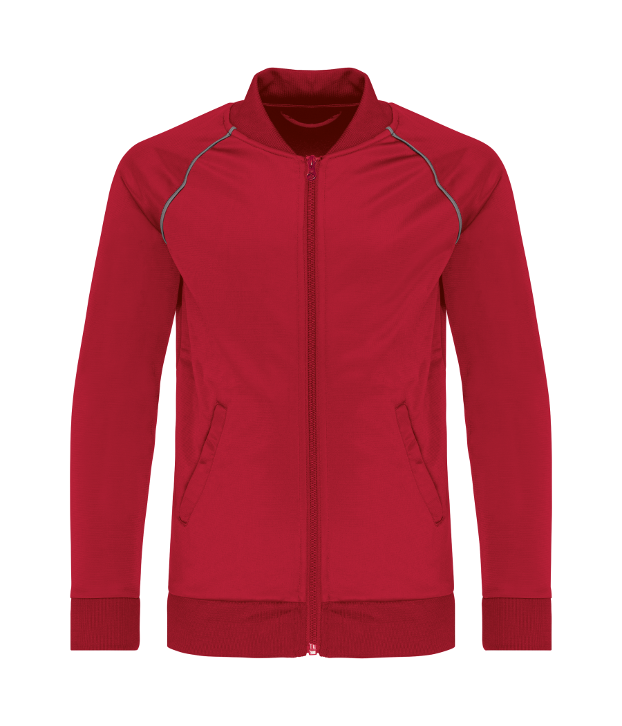 Veste de survêtement zippée avec liseré enfant