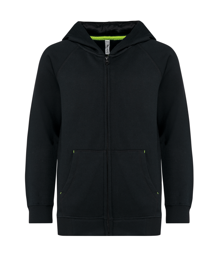 Veste zippée à capuche enfant