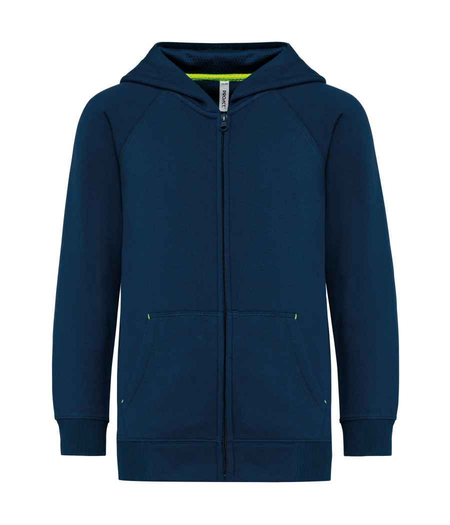 Veste zippée à capuche enfant