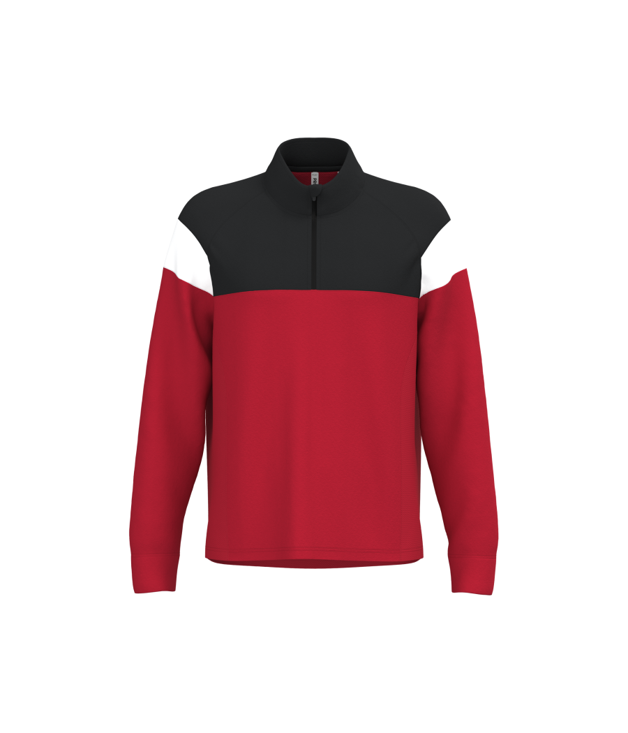 Sweat d'entrainement 1/4 zip unisexe