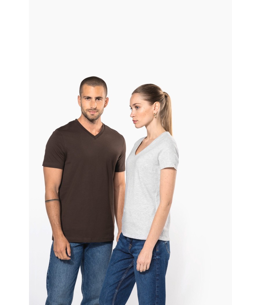 T-shirt col V manches courtes homme