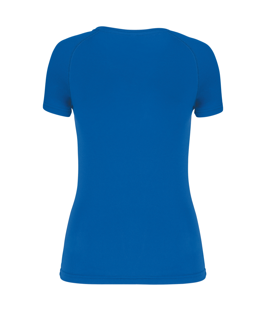 T-shirt de sport manches courtes col v femme