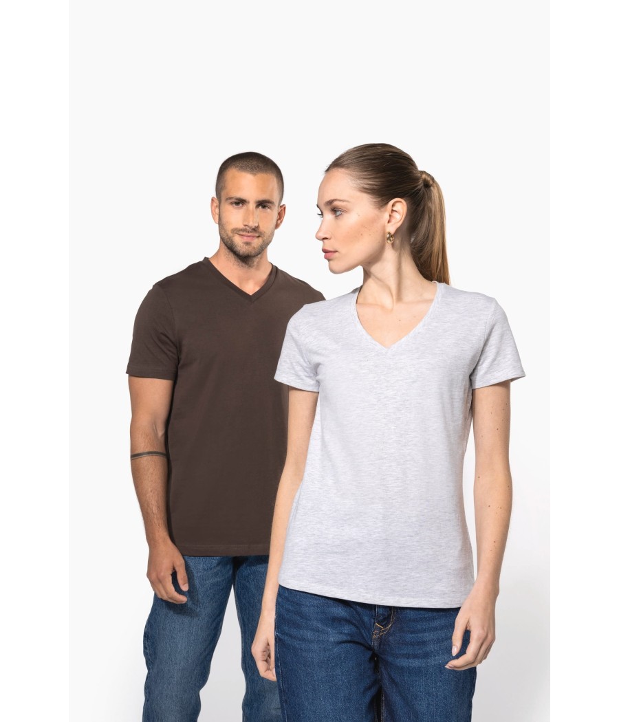 T-shirt col V manches courtes homme
