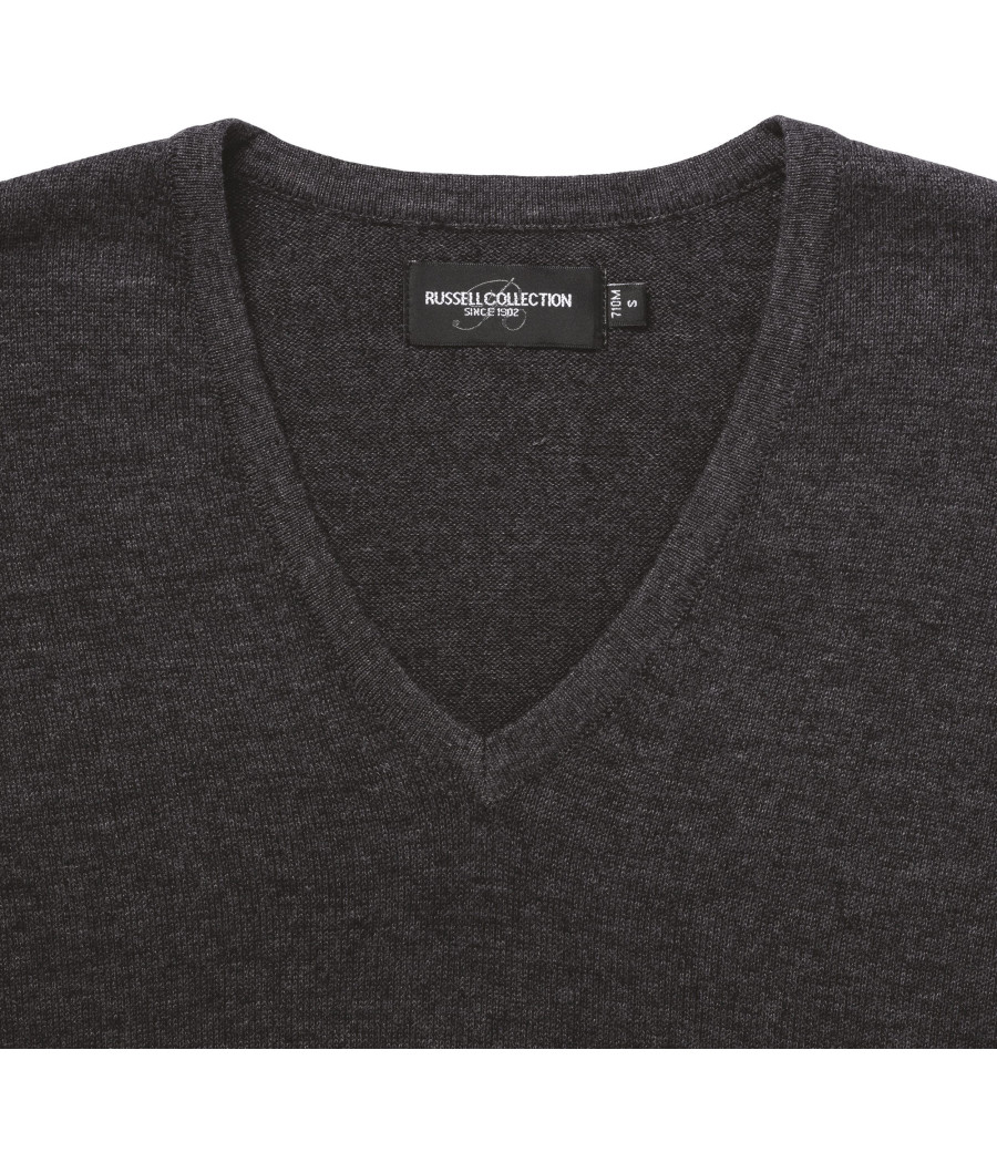 Pullover femme col v