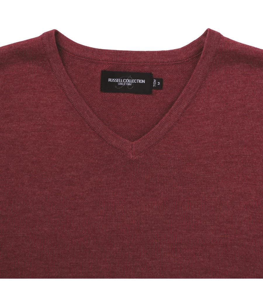 Pullover homme col v