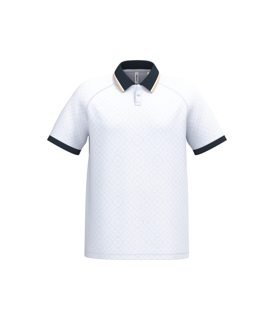 Maillot lifestyle à col polo unisexe