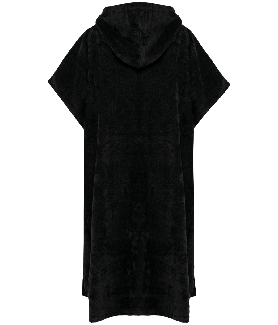 Poncho éponge à capuche unisexe