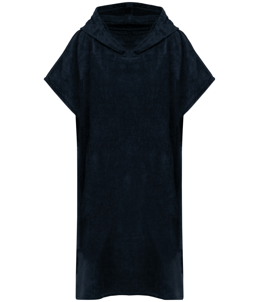 Poncho éponge à capuche unisexe