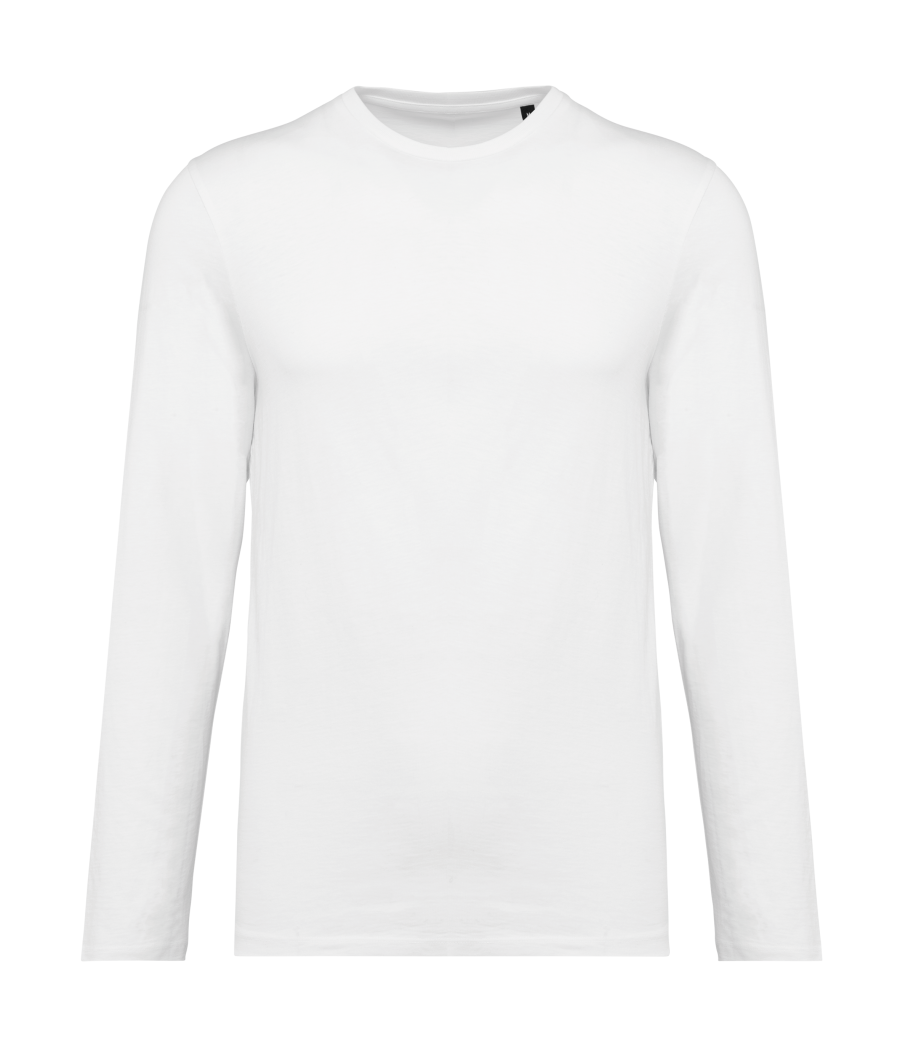 T-shirt Supima® col rond manches longues homme