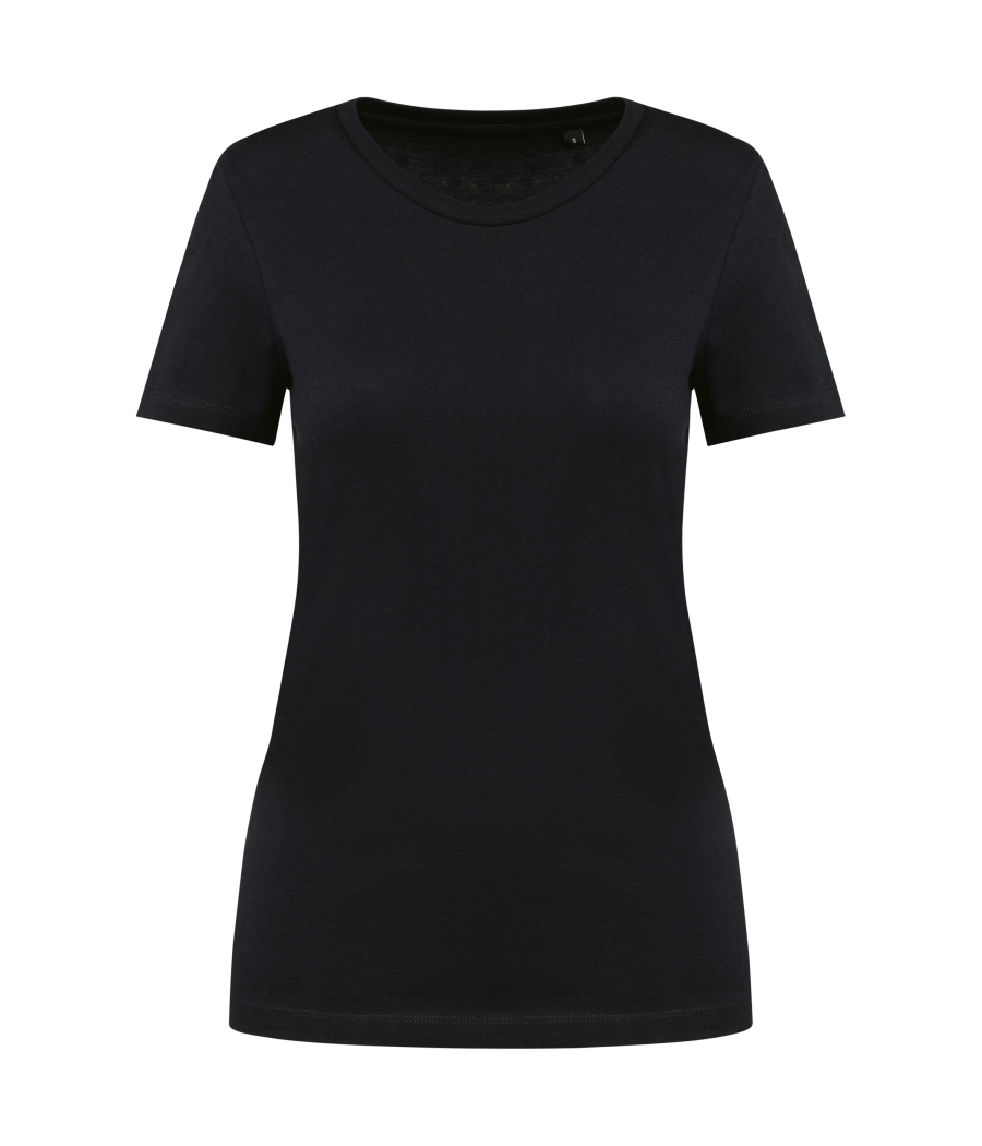 T-shirt Supima® col rond manches courtes femme