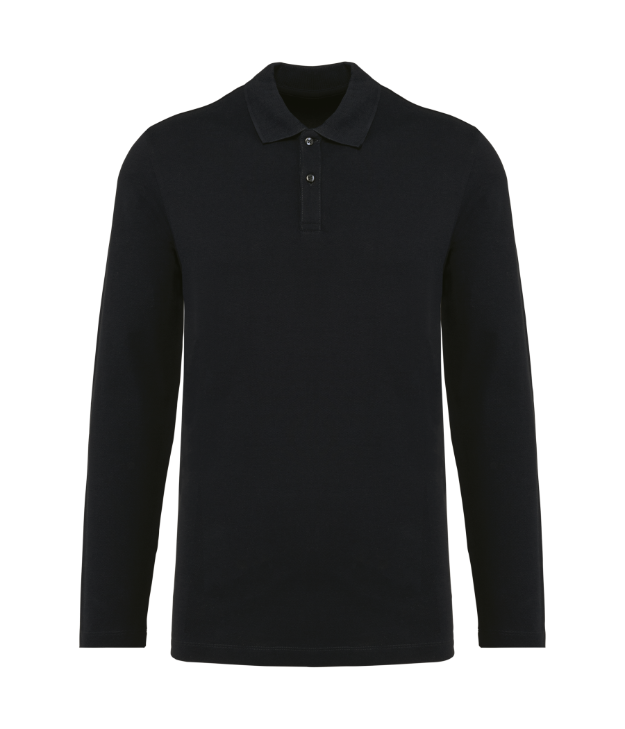 Polo Supima® manches longues homme